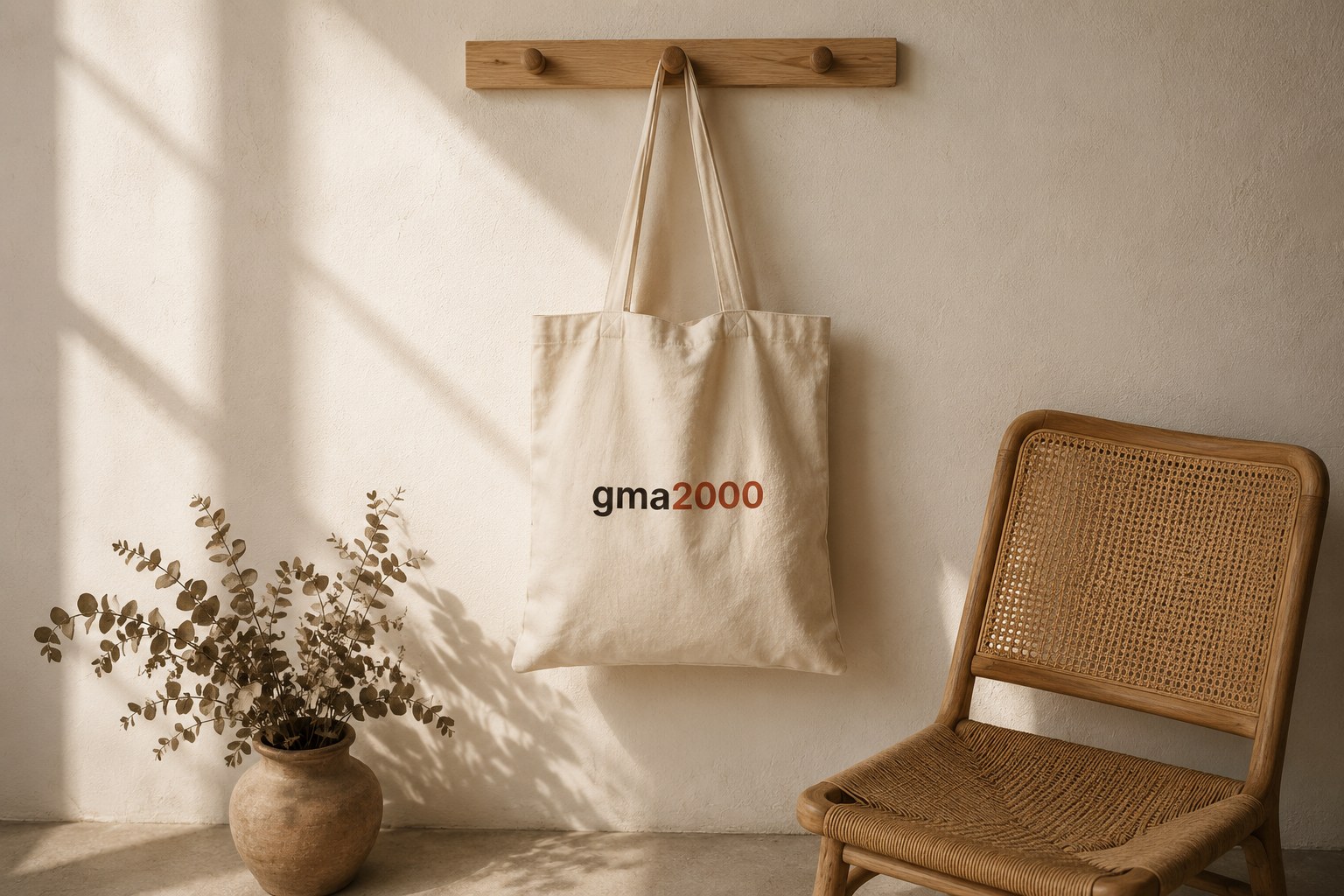 Render of a custom cotton tote bag